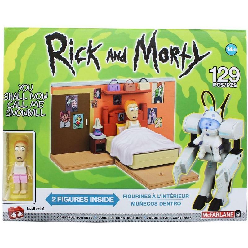 Mcfarlane Toys Rick and Morty "You Shall Now Call Me Snowball" 129-Piece Construction Set