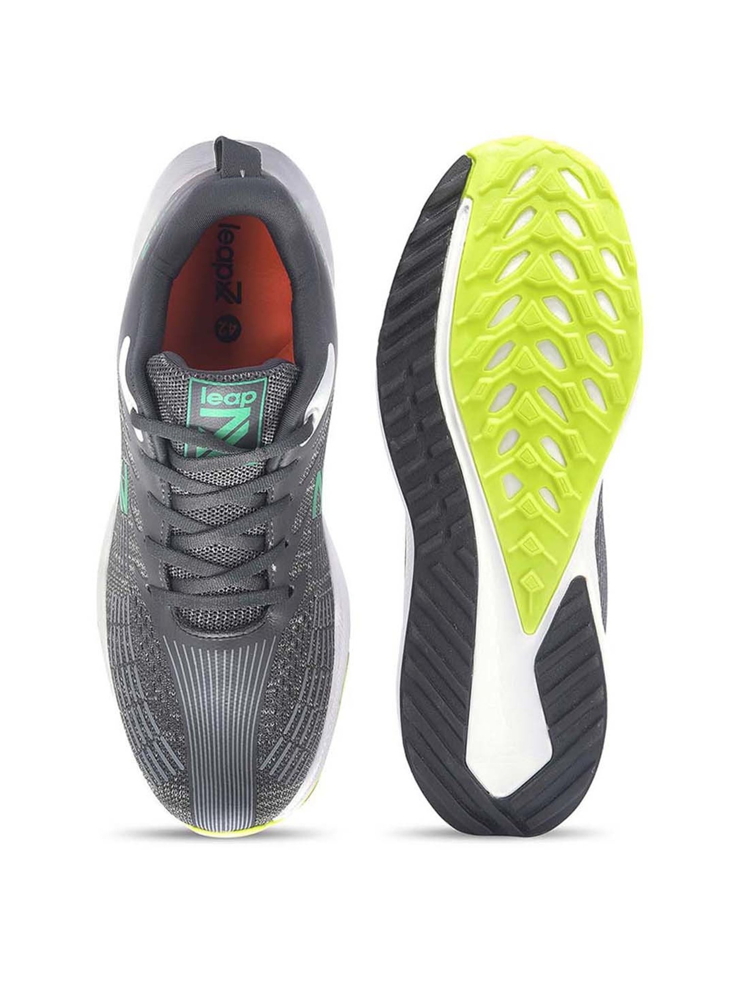 Leap7X by Liberty Men's Grey Running Shoes