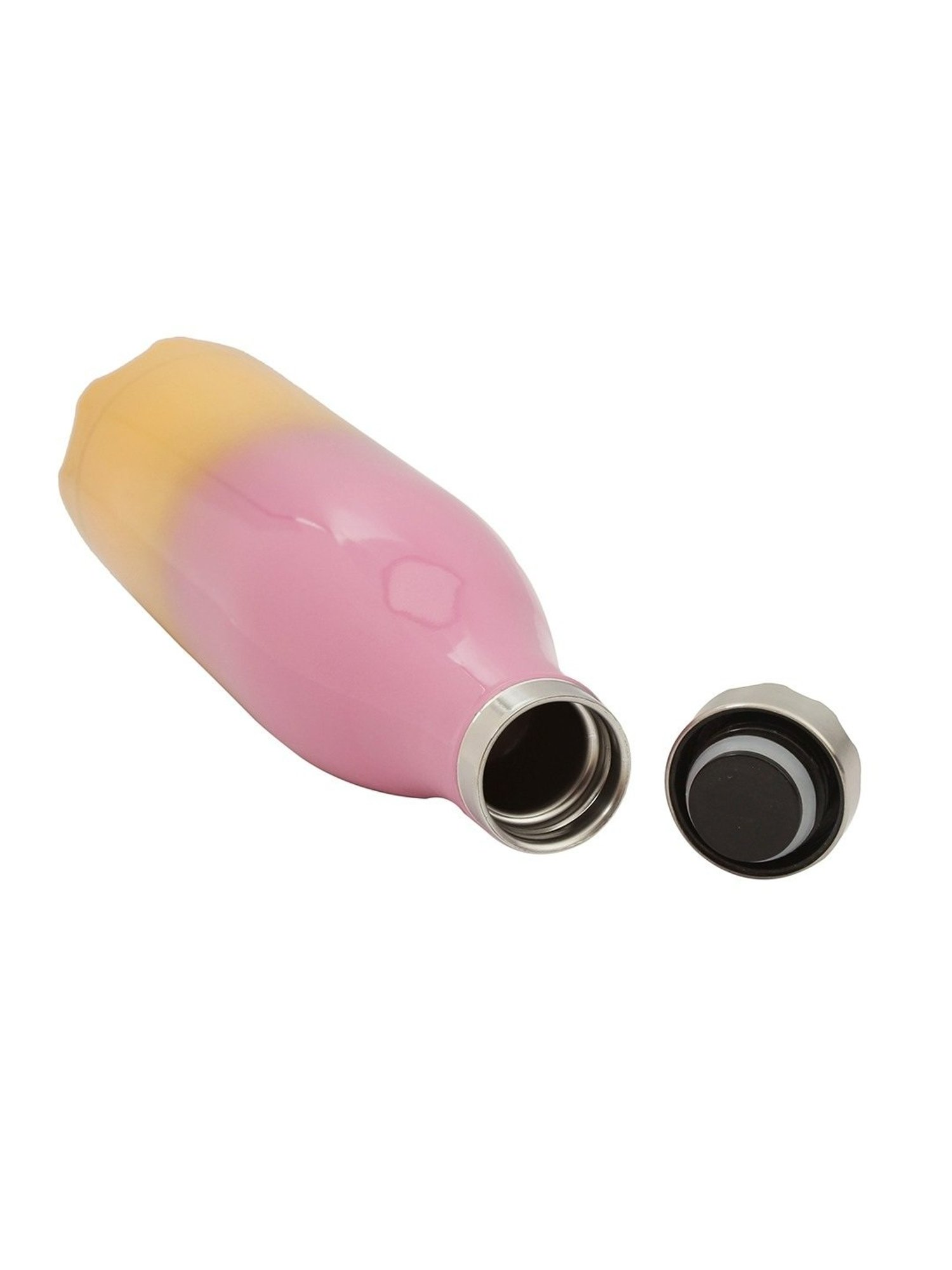 Milton PRUDENT Pink Stainless Steel Hot & Cold Water Bottle (820ml)