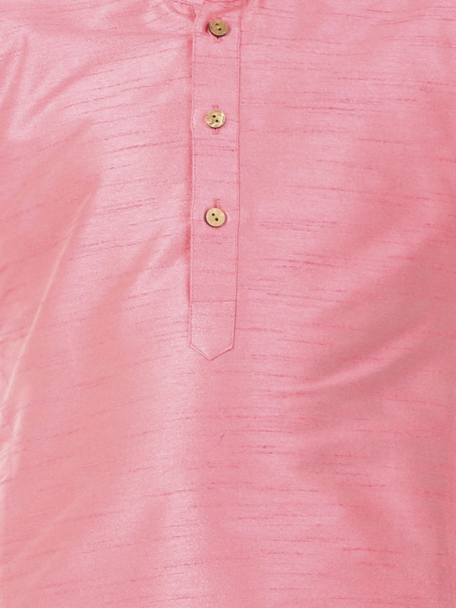 VASTRAMAY Kids Pink & White Floral Print Kurta Set