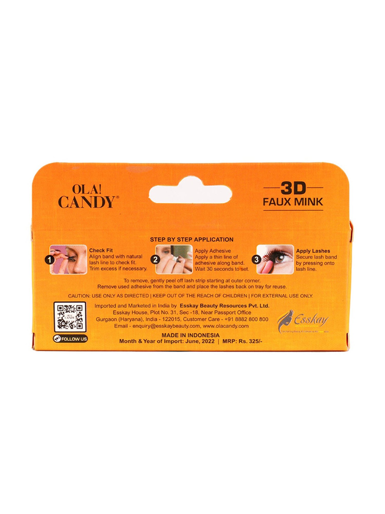 Ola! Candy 3D Faux Mink False Eyelashes - 401