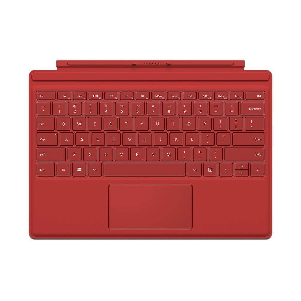 2017 New Surface Pro Bundle (6 Items): Core i5 4GB RAM 128GB Tablet, Red Type Cover (2016), New Surface Pen Platinum, Surface Dock, 128GB Micro SD Card, Mini DisplayPort Adapter