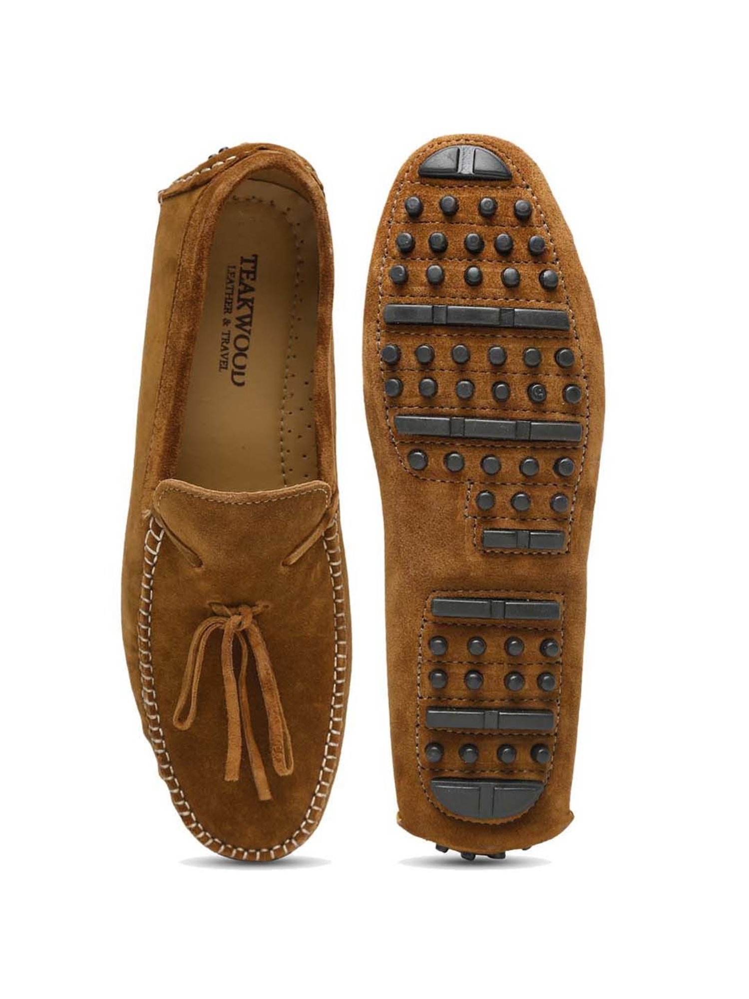 Teakwood Leathers Men's Camel Casual Moccasins
