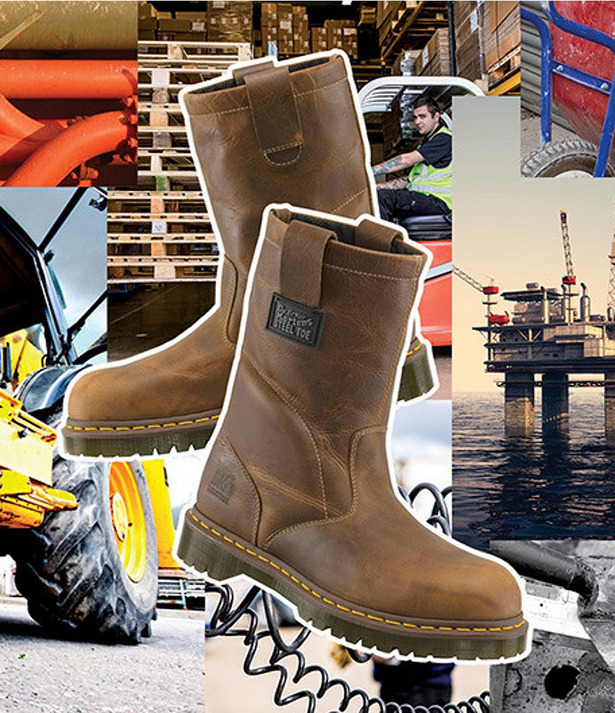 Dr. Martens Men's Industrial Steel-Toe Work Boots