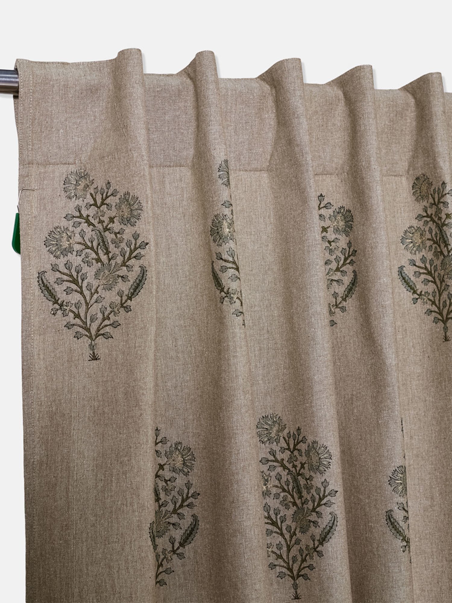 Fabindia Home Multicolor Cotton 9 ft Long Door Curtain