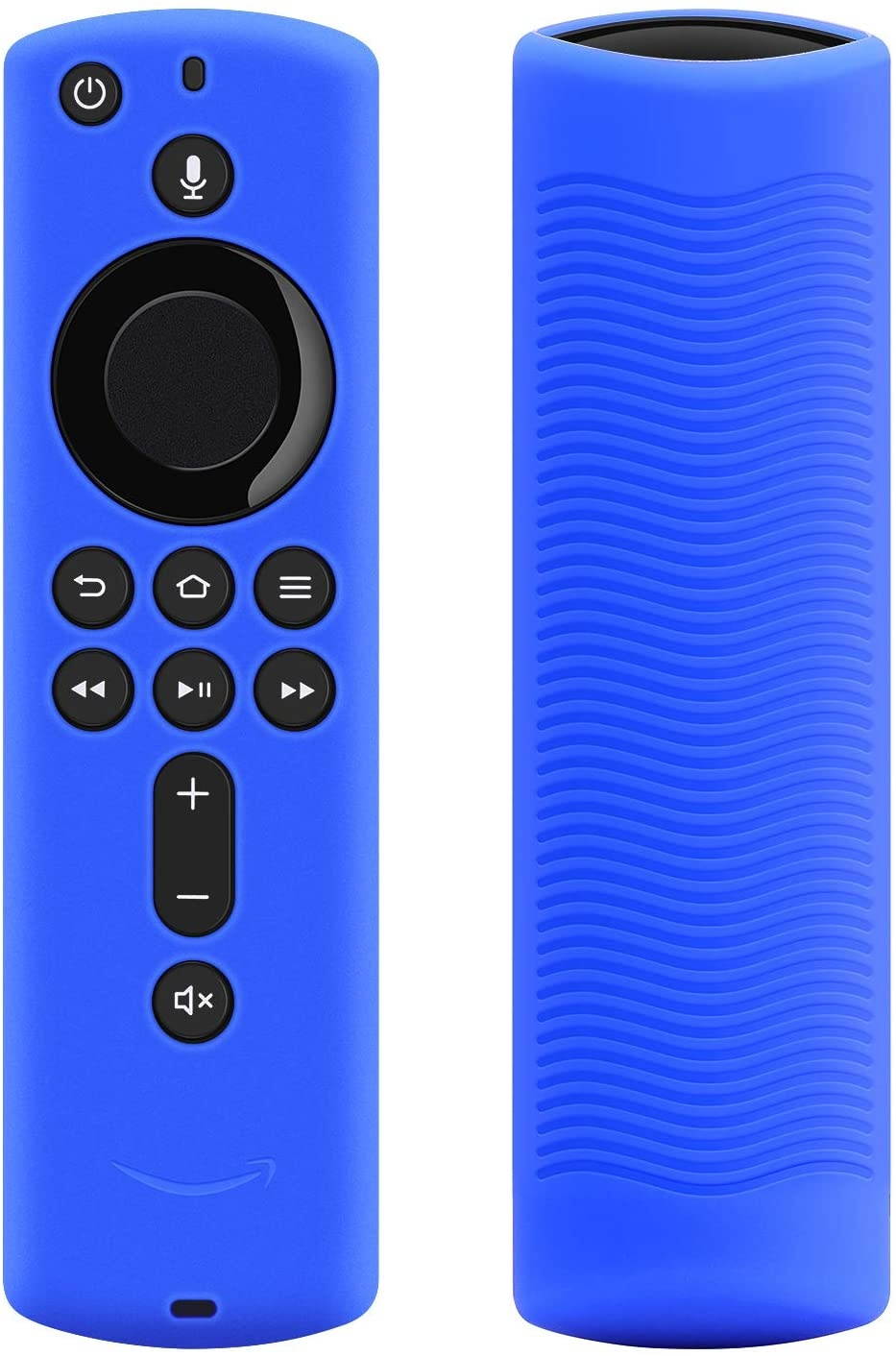 TNP Silicone Remote Protective Case Cover Skin for Fire TV Stick 4K/ Fire TV Cube/Fire TV (3rd Gen) Compatible with All New 2nd Gen Alexa Voice Remote Control, Anti-Slip Water-Resistant, Blue