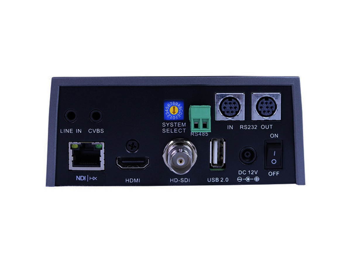 PTZ Optics - PT30X-NDI-GY - 30X Optical Zoom | NDI|HX , 3G-SDI, HDMI, CVBS, IP Streaming | 1920 x 1080p | 60.7 degree