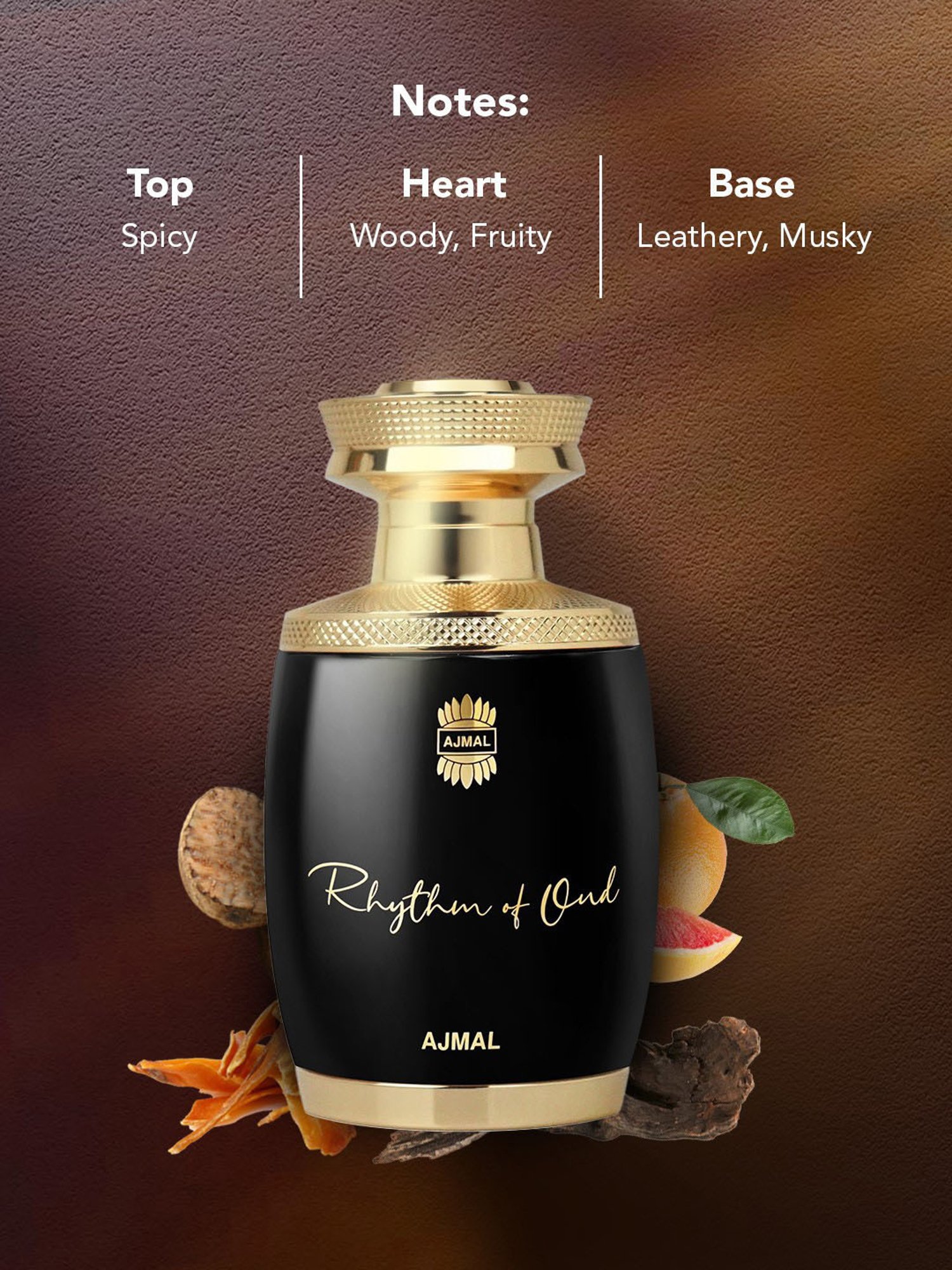 Ajmal Rhythm Of Oud Eau de Parfum - 75 ml
