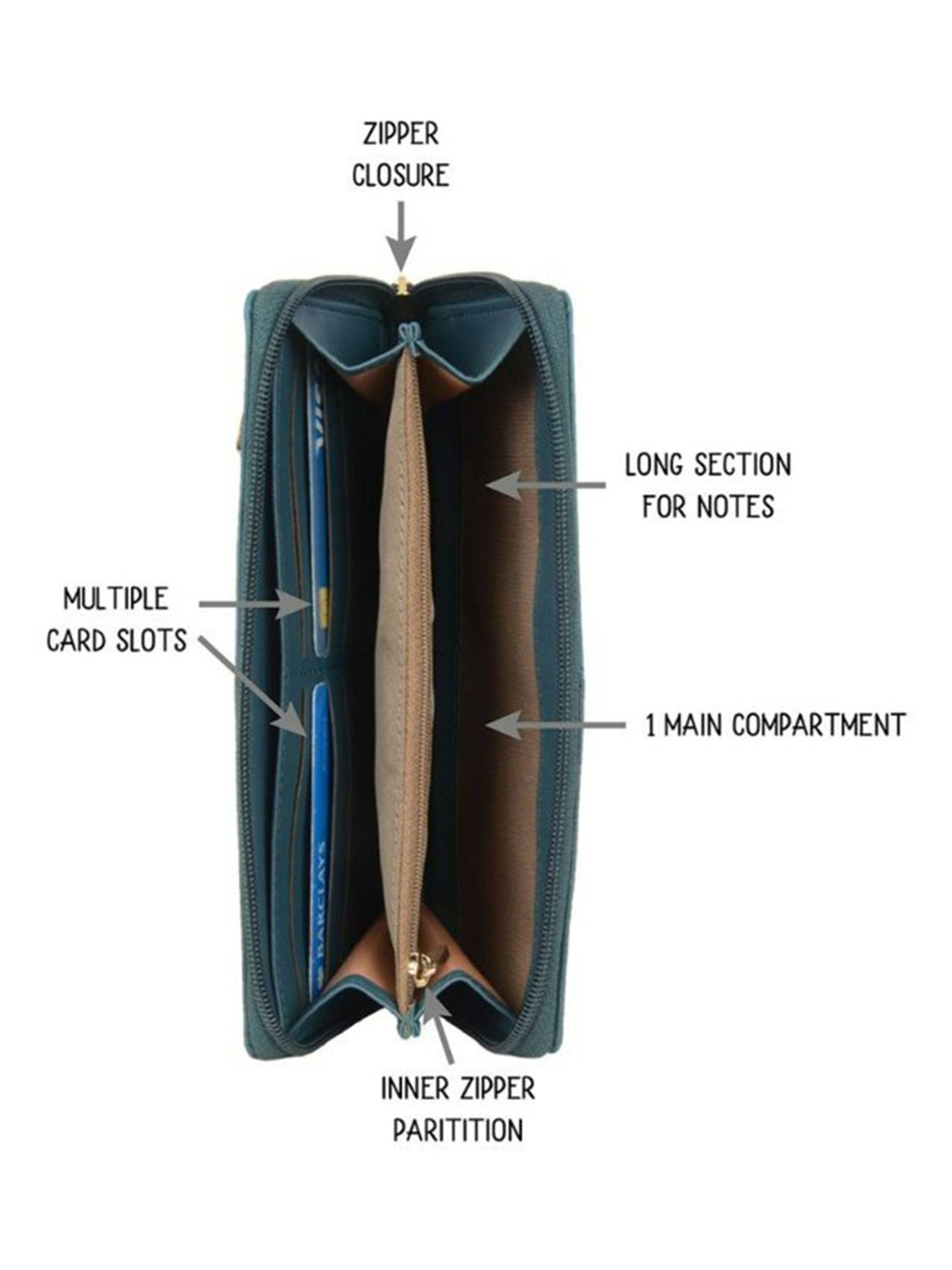 Baggit Green Textured Handbag