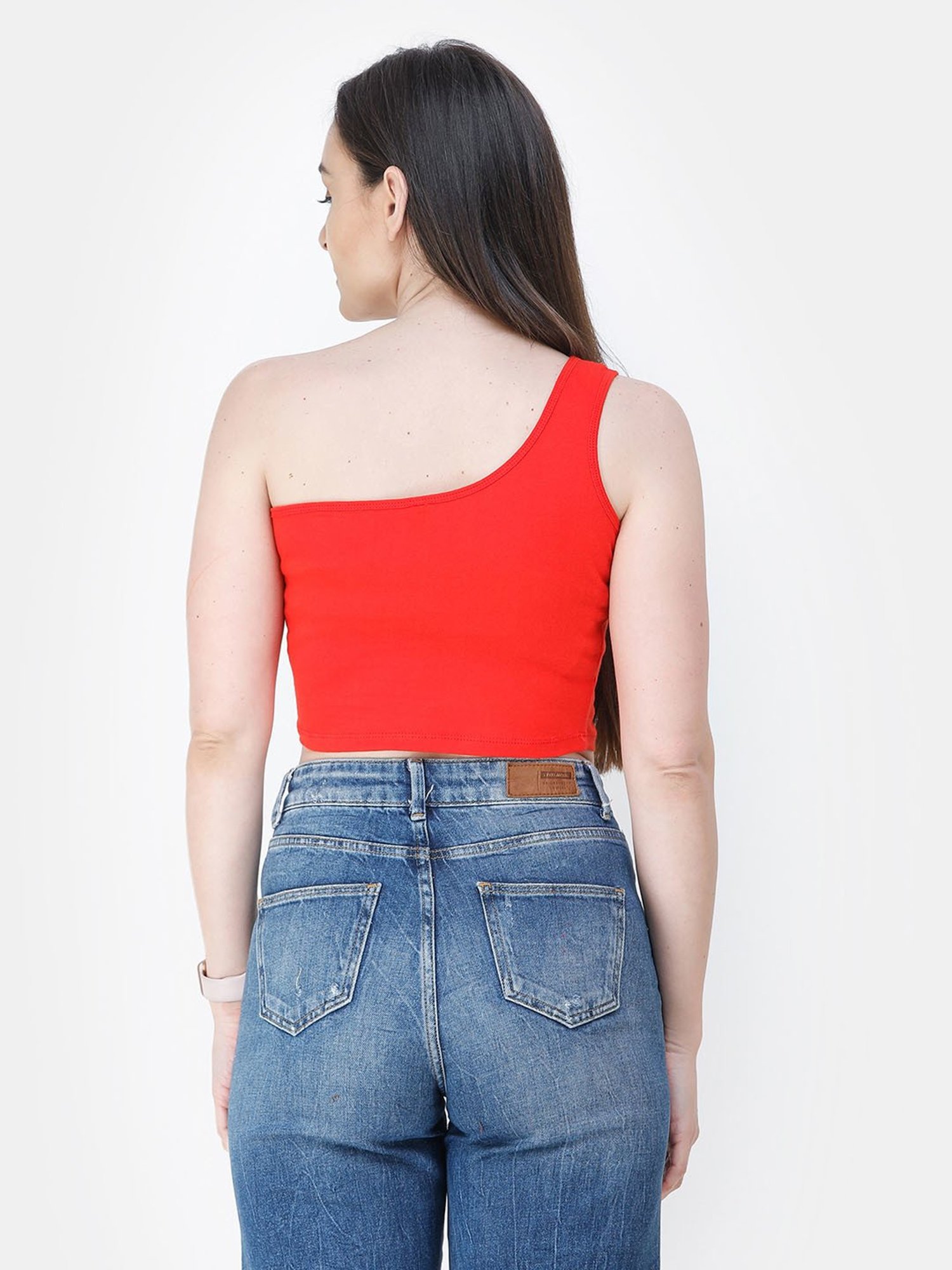 Cation Red Crop Top