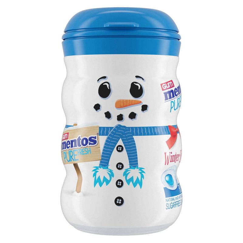 Mentos Fresh Mint Holiday Snowman Chewing Gum - 3.53oz