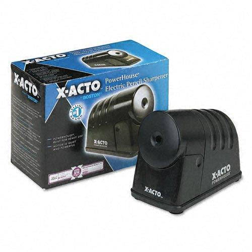 X-ACTO : PowerHouse Desktop Electric Pencil Sharpener, Black -:- Sold as 2 Packs of - 1 - / - Total of 2 Each