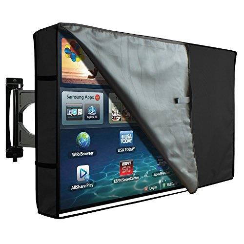 Outdoor TV Cover with Clear Front, Universal Weatherproof Protector for 46&rdquo; &ndash; 48&rdquo; TV