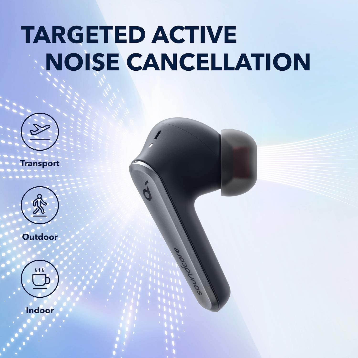Anker Soundcore Liberty Air 2 Pro True Wireless Earbuds, Targeted Active Noise Cancelling, PureNote Technology, 6 Mics for Calls, 26H Playtime, HearID Personalized EQ, Bluetooth 5, Wireless Charging
