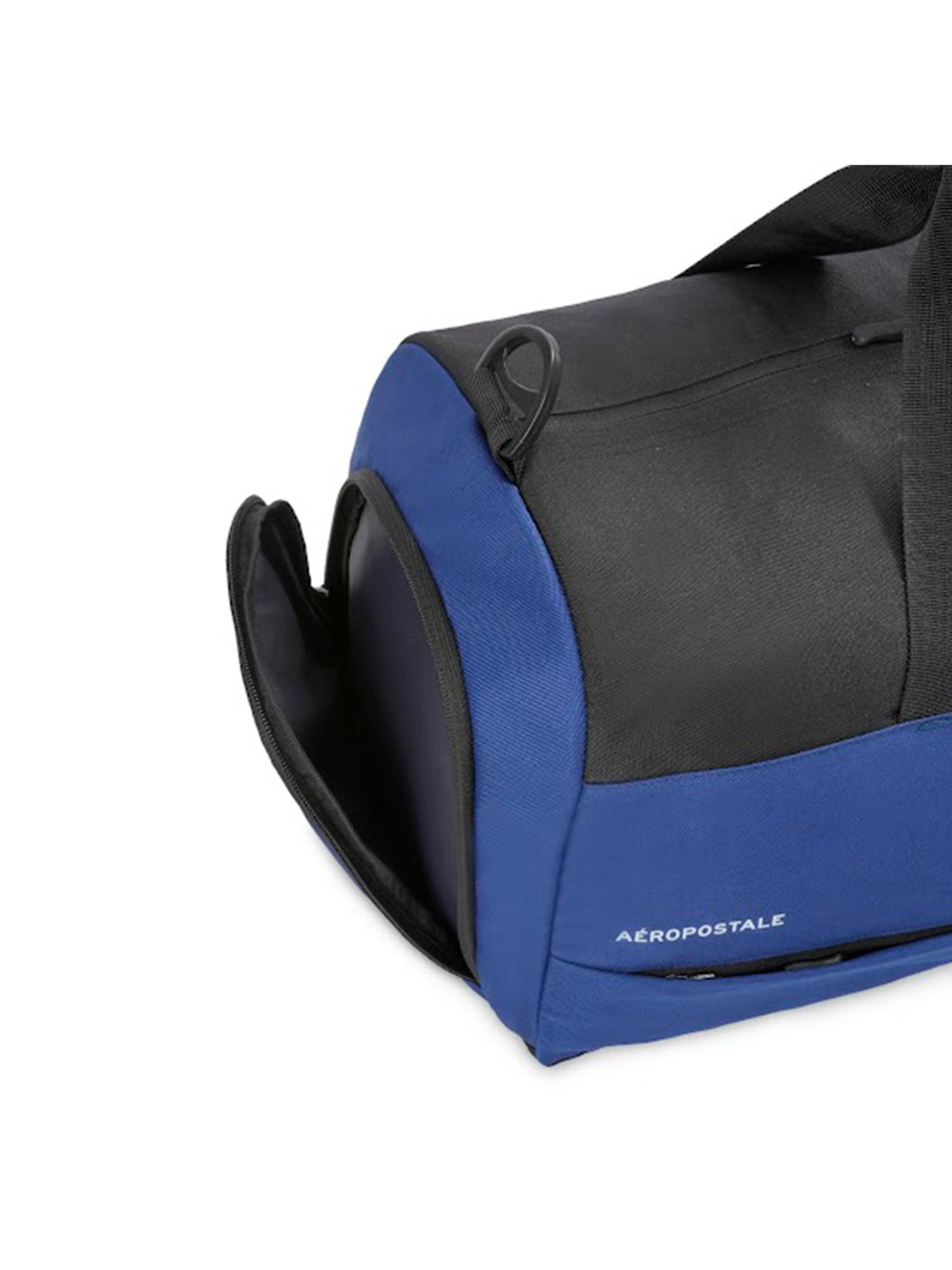 Aeropostale Granger Blue & Black Polyester Color Block Duffle Bag