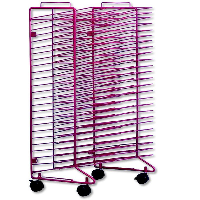 Sax Stack-a-Rack Drying Rack, Red, Powder Coated, 30 x 21 x 17 Inches