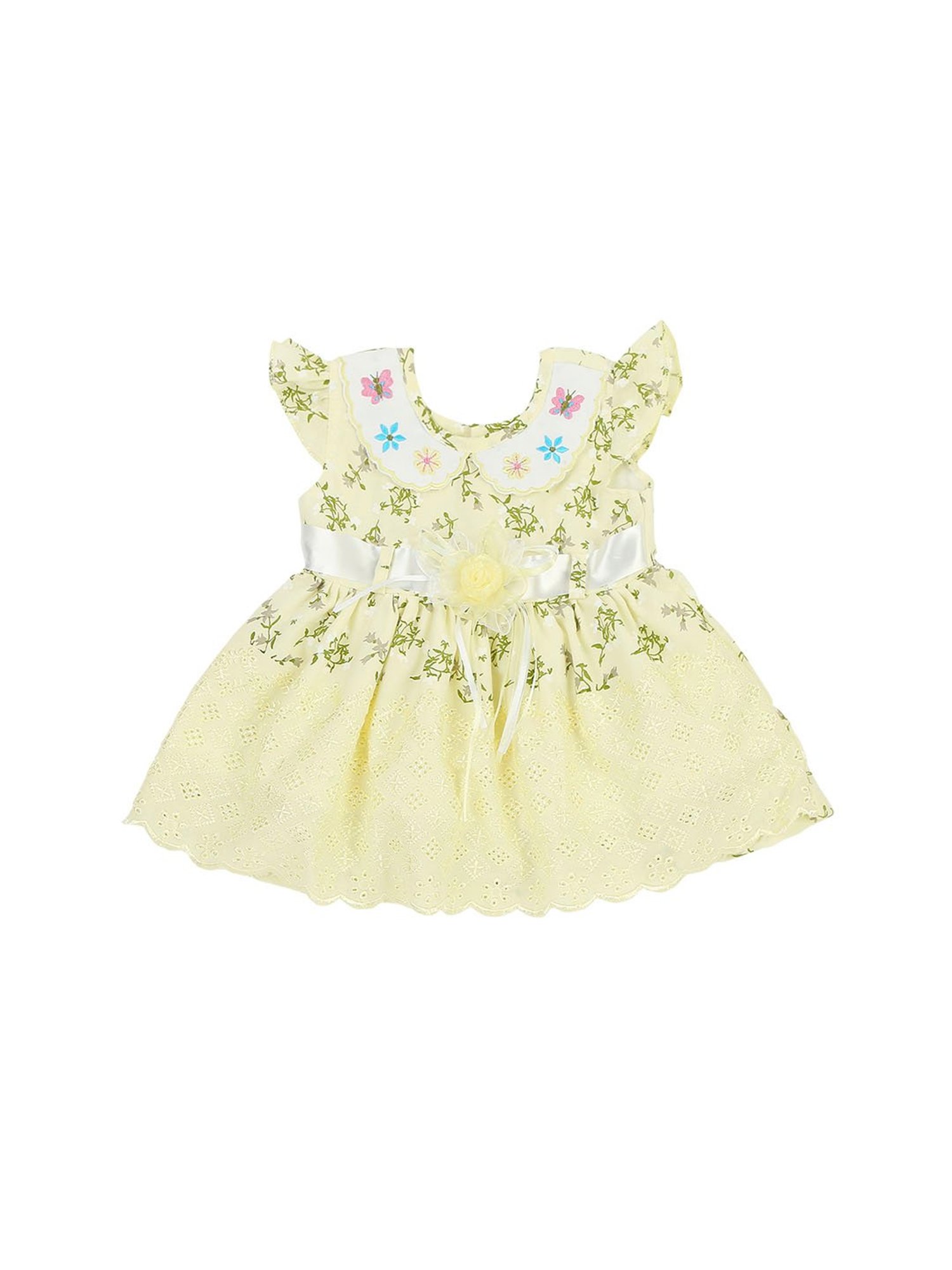 Ed-a-Mamma Baby Multicolor Printed Dress (Pack Of 2)