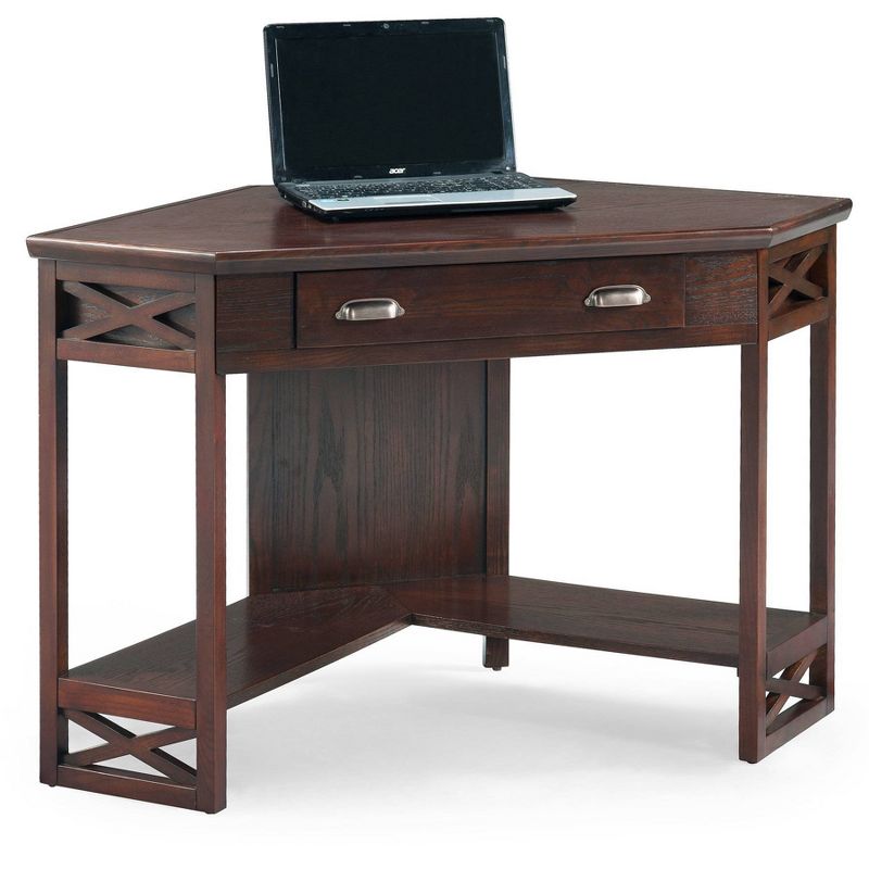 Corner Desk Chocolate Cherry - Leick Home