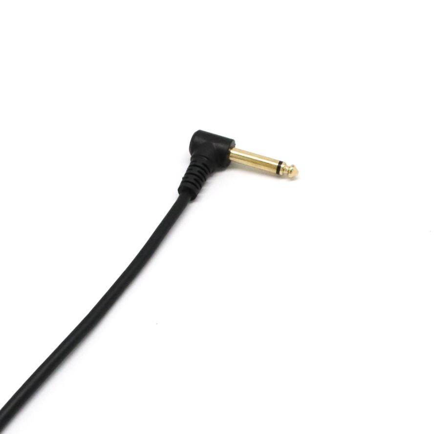 Good Sale Right angle to Straight 1/4 plug mono guitar bass instrument cable 1.5m Nov.6