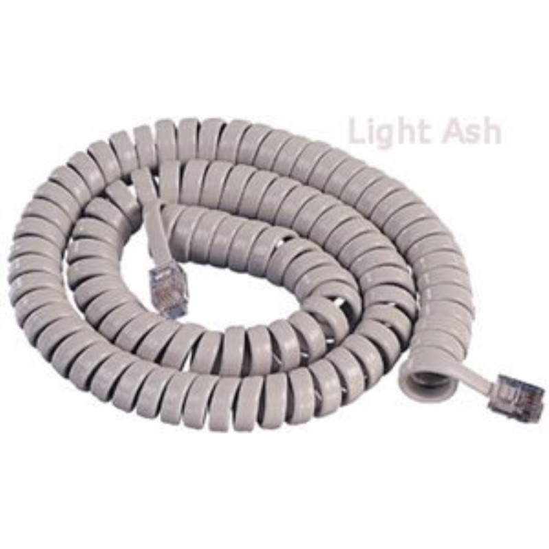 GCHA444012-FLA / 12  LT ASH Handset Cord