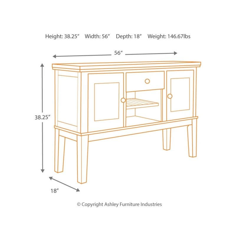 Ralene Dining Room Server Wood/Medium Brown - Signature Design by Ashley