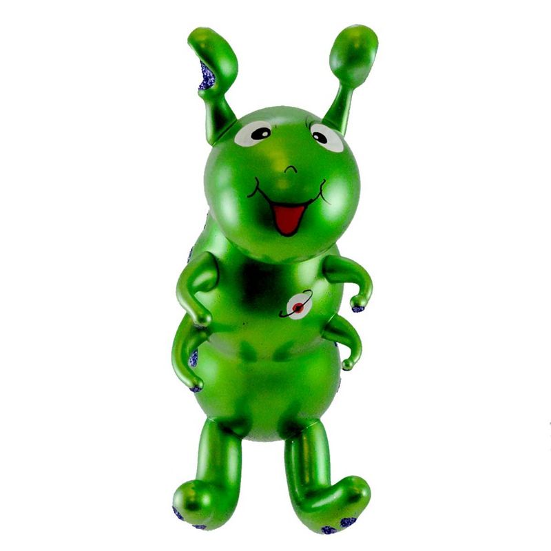 Italian Ornaments Alien With Dots Space Monster Ornament  -  Tree Ornaments