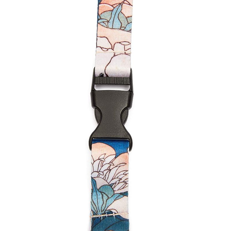 The Gifted Stationary 6 Pack Hokusai Print Neck Lanyard for Keys and ID Badges, 3 Designs (22.5 In)