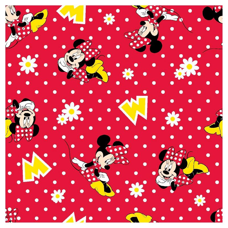Minnie Mouse Dot Flannel Fabric