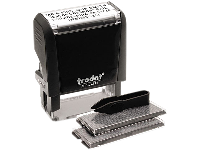 Trodat 5915 Self-Inking Do It Yourself Message Stamp, 3/4 x 1 7/8