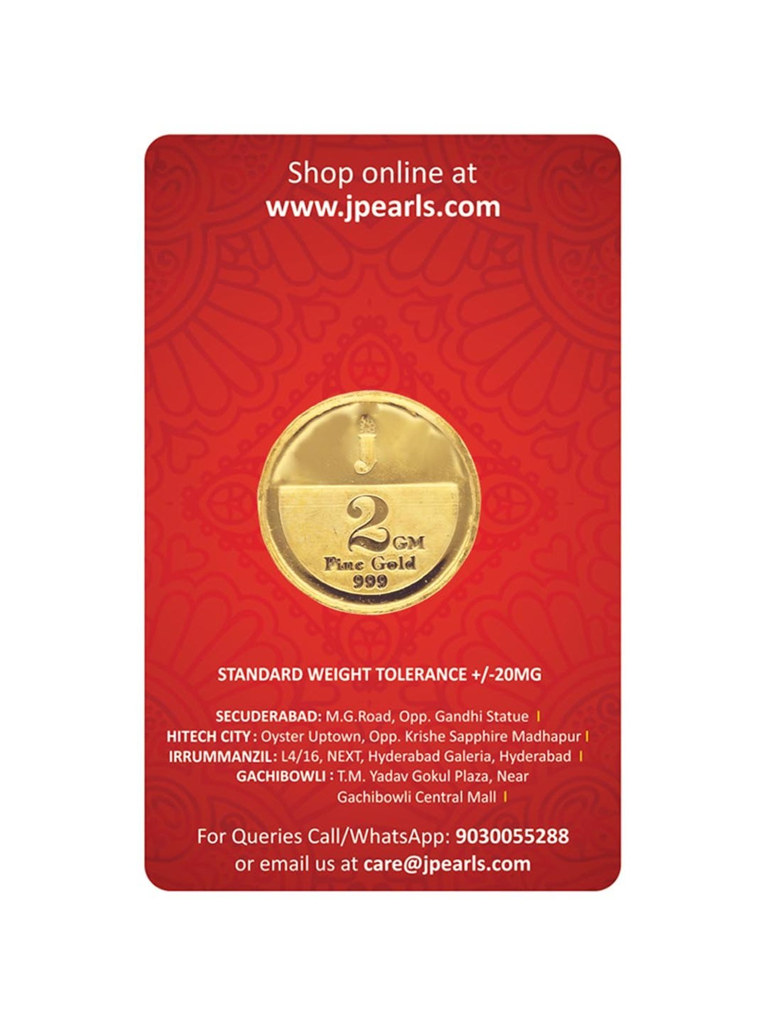 Mia by Tanishq Mango Leaf 22k (916) 2gm Gold Coin