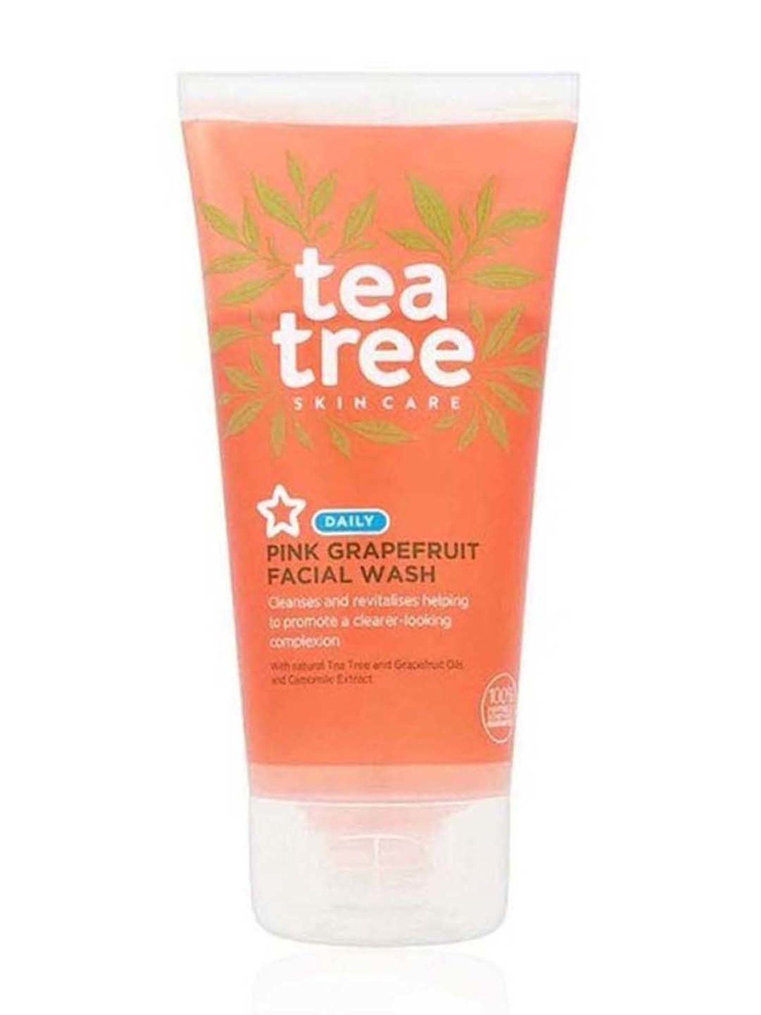 SuperDrug Tea Tree and Grapefruit Facial Wash - 150 ml