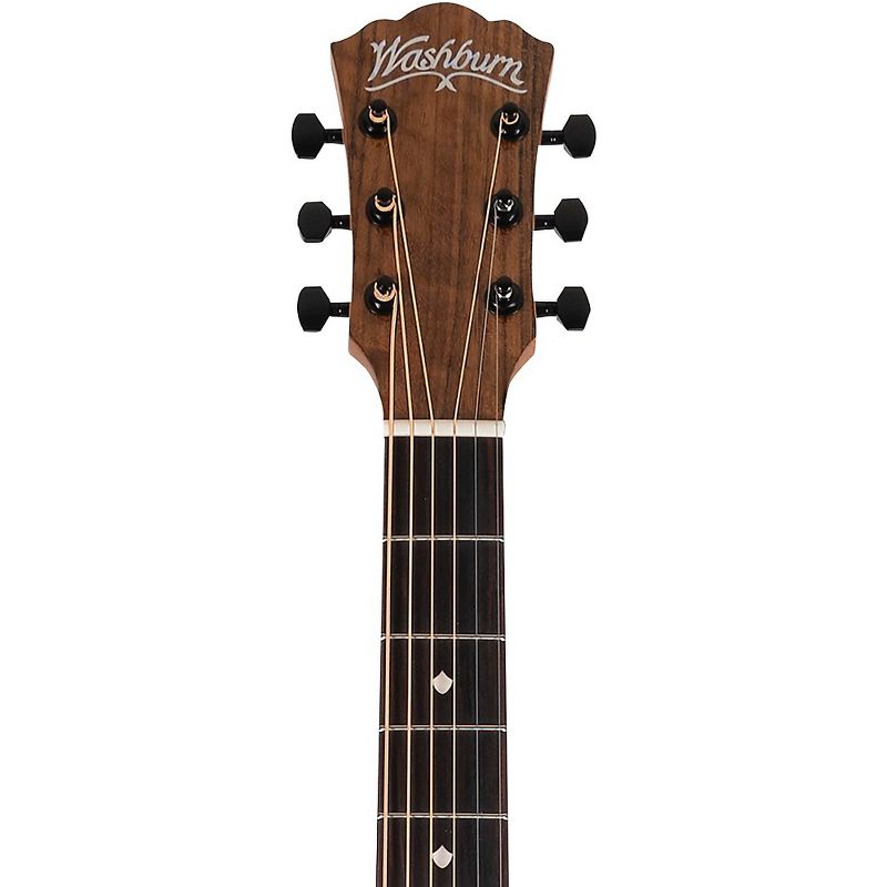 Washburn Bella Tono Novo S9 Studio Acoustic Guitar Transparent Charcoal Burst