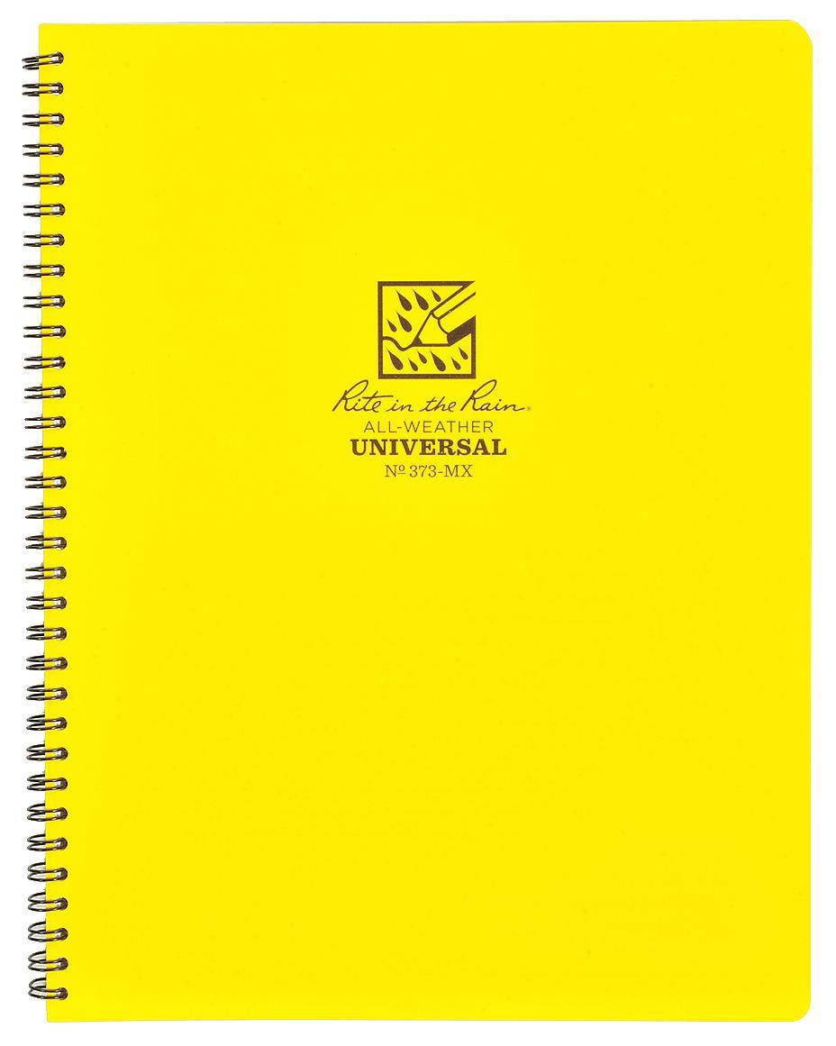 RITE IN THE RAIN 373-MX All Weather Maxi Book,Side Spiral