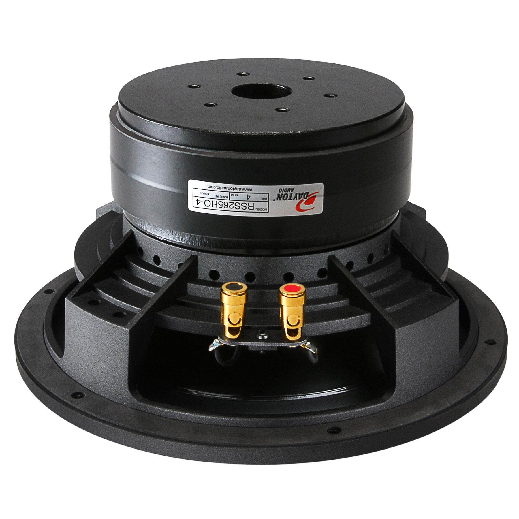 Dayton Audio RSS265HO-4 10" Reference HO Subwoofer 4 Ohm 295-462
