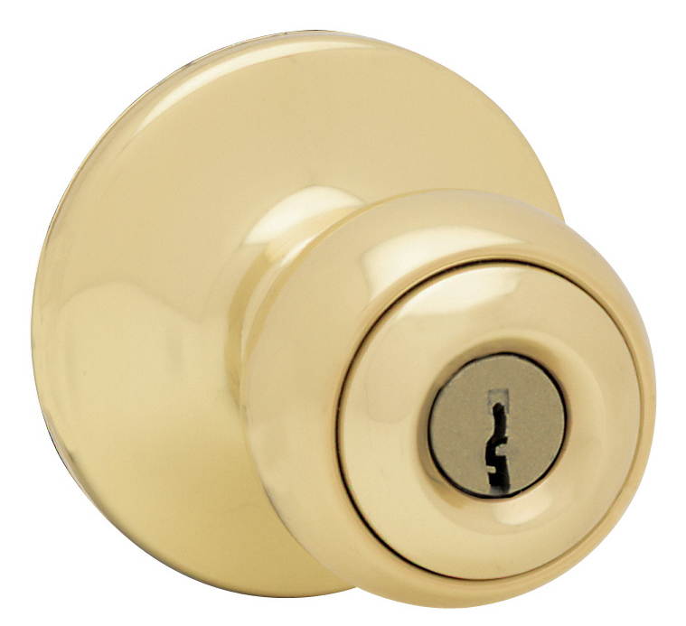 Kwikset 94002-432 Polished Brass Polo Entry Knob