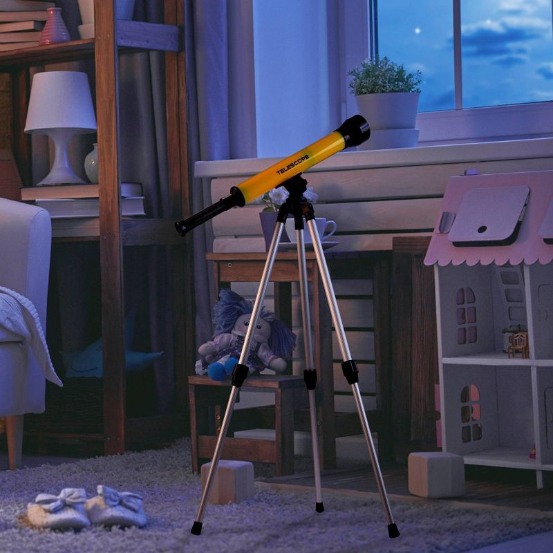 Hey! Play! Kids Telescope with Adjustable Tripod - 40mm 30x
