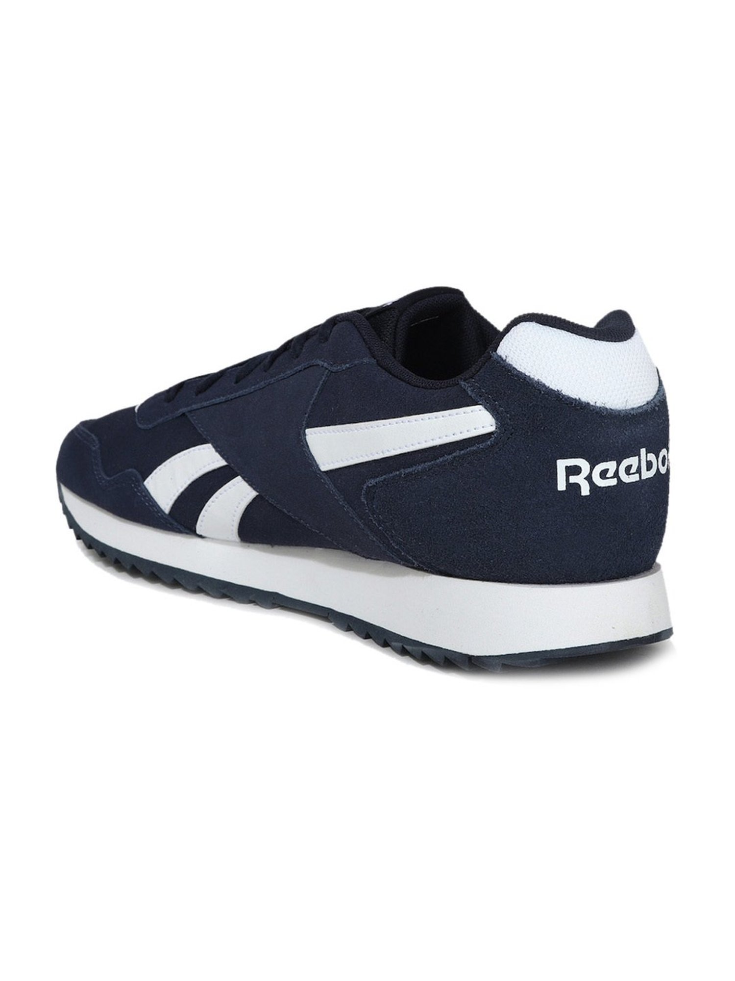 Reebok Men's Glide Ripple Navy Casual Sneakers