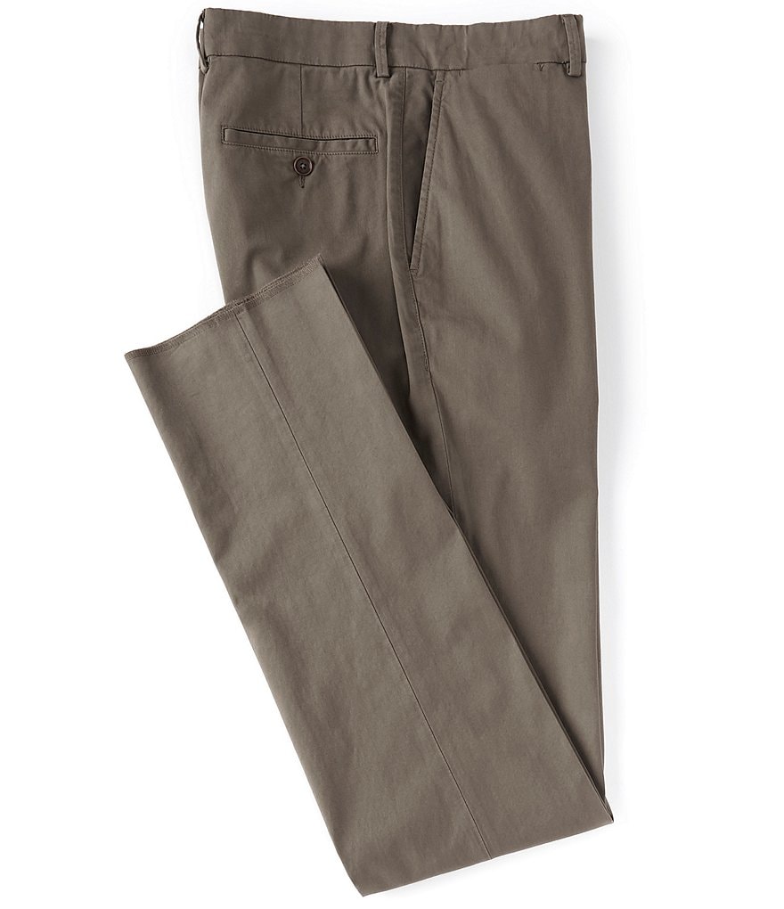 Hart Schaffner Marx Tailored Modern Fit Flat Front Solid Dress Pants