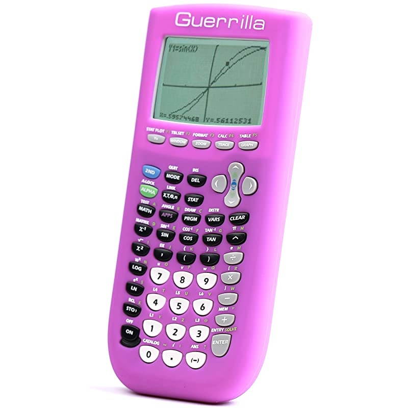 Silicone Case for Texas Instruments TI84 Plus Graphing Calculator Purple