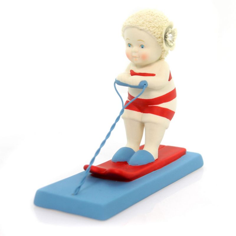 Dept 56 Snowbabies Skiing The Wake Beach Babies  -  Decorative Figurines