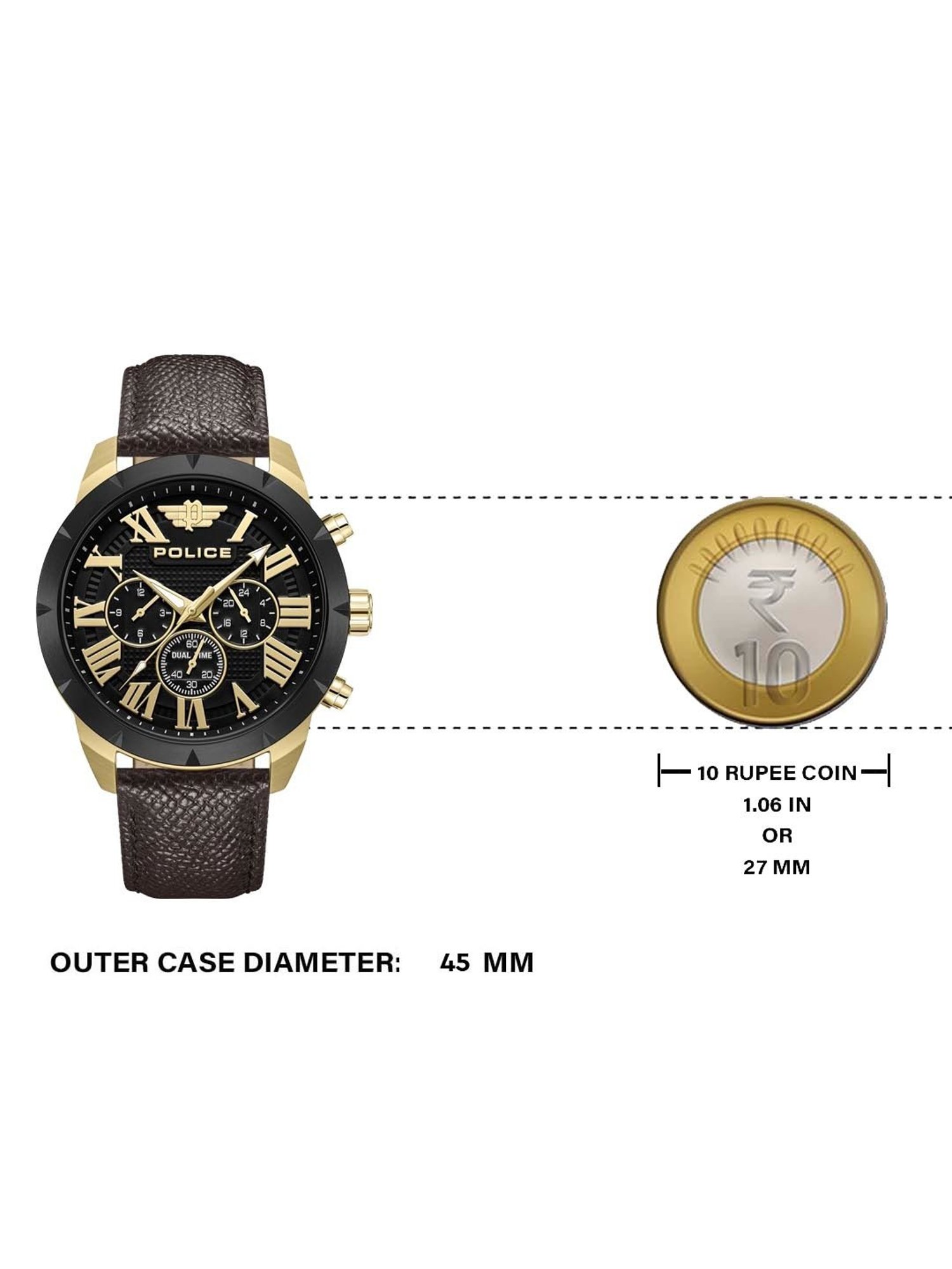 Police PLPEWGF0039340 SS24 Analog Watch for Men