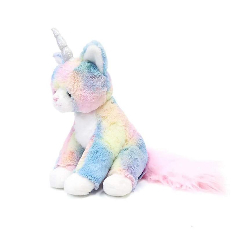 Enesco Rainbow Shimmer Caticorn 9 Inch Collectible Plush