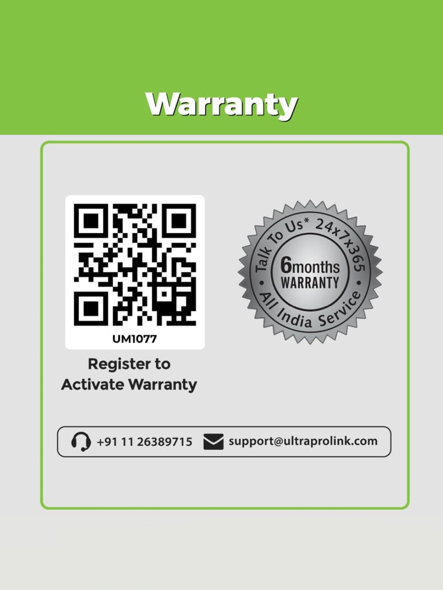 UltraProlink UM1077 Boost UFC 30W Multi-Protocol Fast Charger with Type C Cable (White)