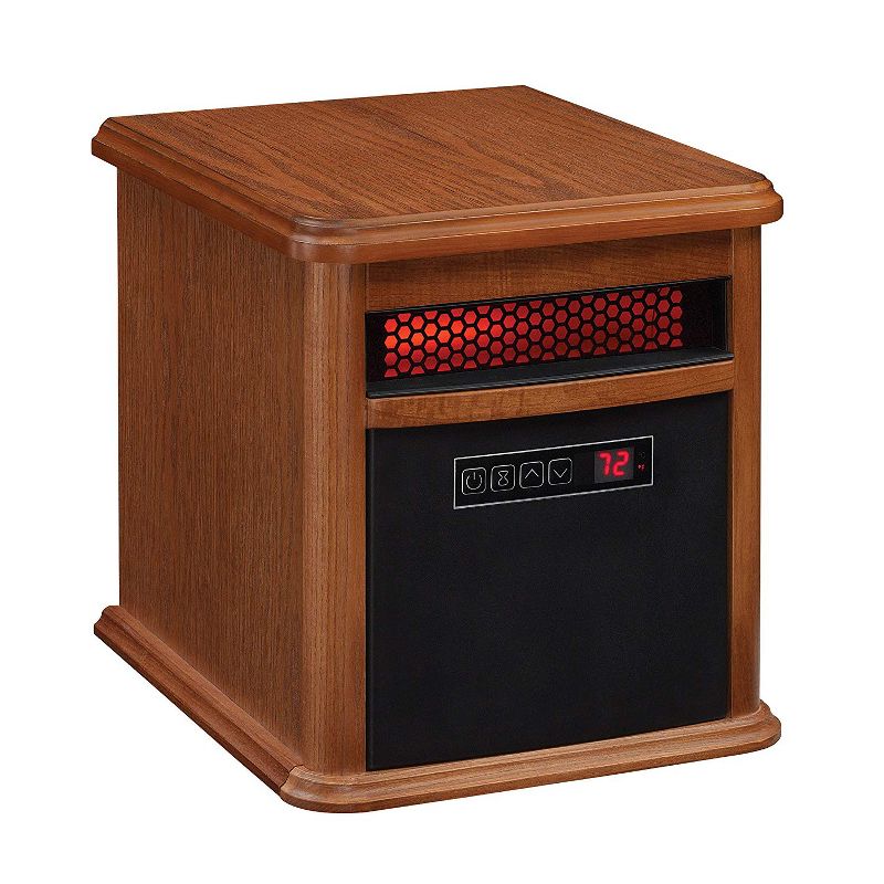 Duraflame 1500 Watt 5200 BTU Portable Electric Infrared Quartz Heater, Oak