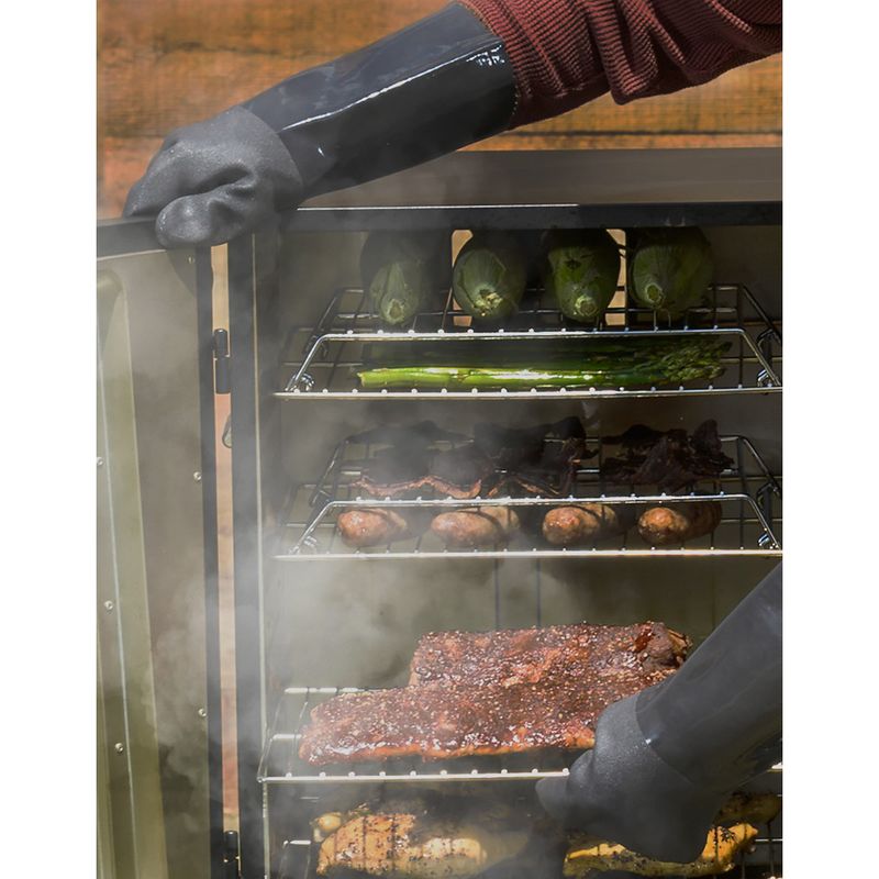Dyna-Glo Wide Body Vertical Offset Charcoal Smoker Model DGO1890BDC-D