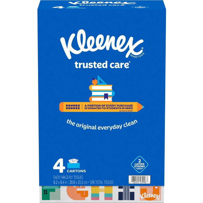 Kleenex Trusted Care Facial Tissues - 