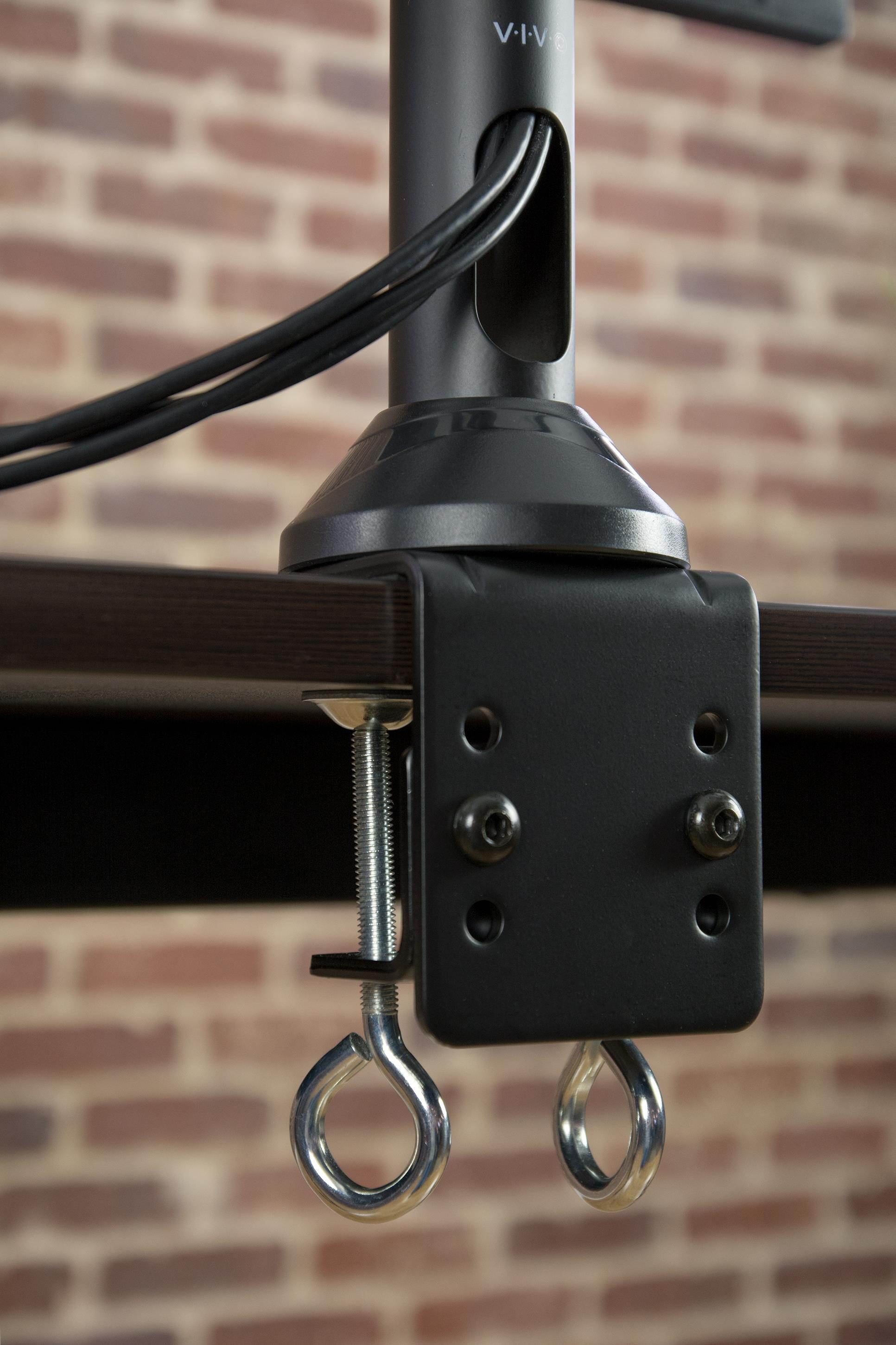 VIVO Triple Computer Monitor Desk Mount Stand Heavy Duty Fully Adjustable - fits Three (3) Screens upto 32" (STAND-V103)