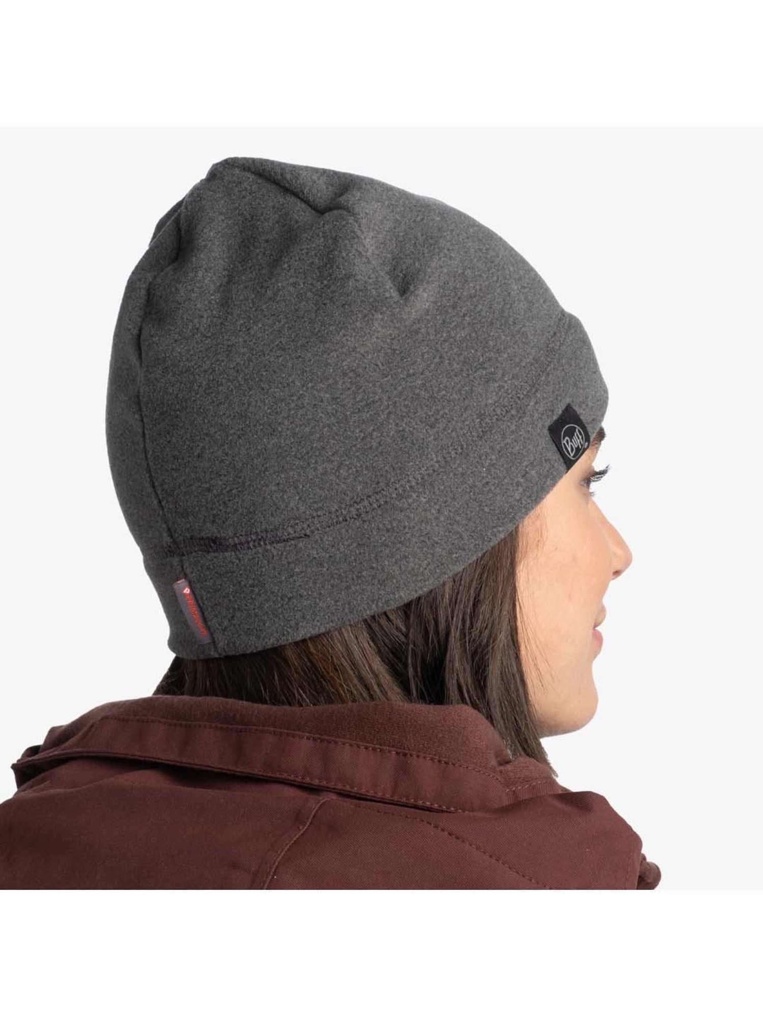 BUFF Polar Grey Solid Beanies