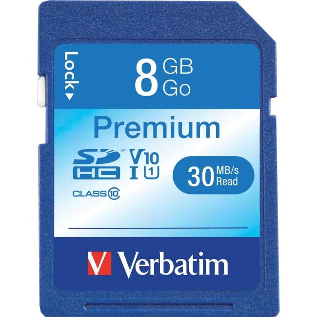 VERBATIM OEM SD CARD, , yield 8GB 96318