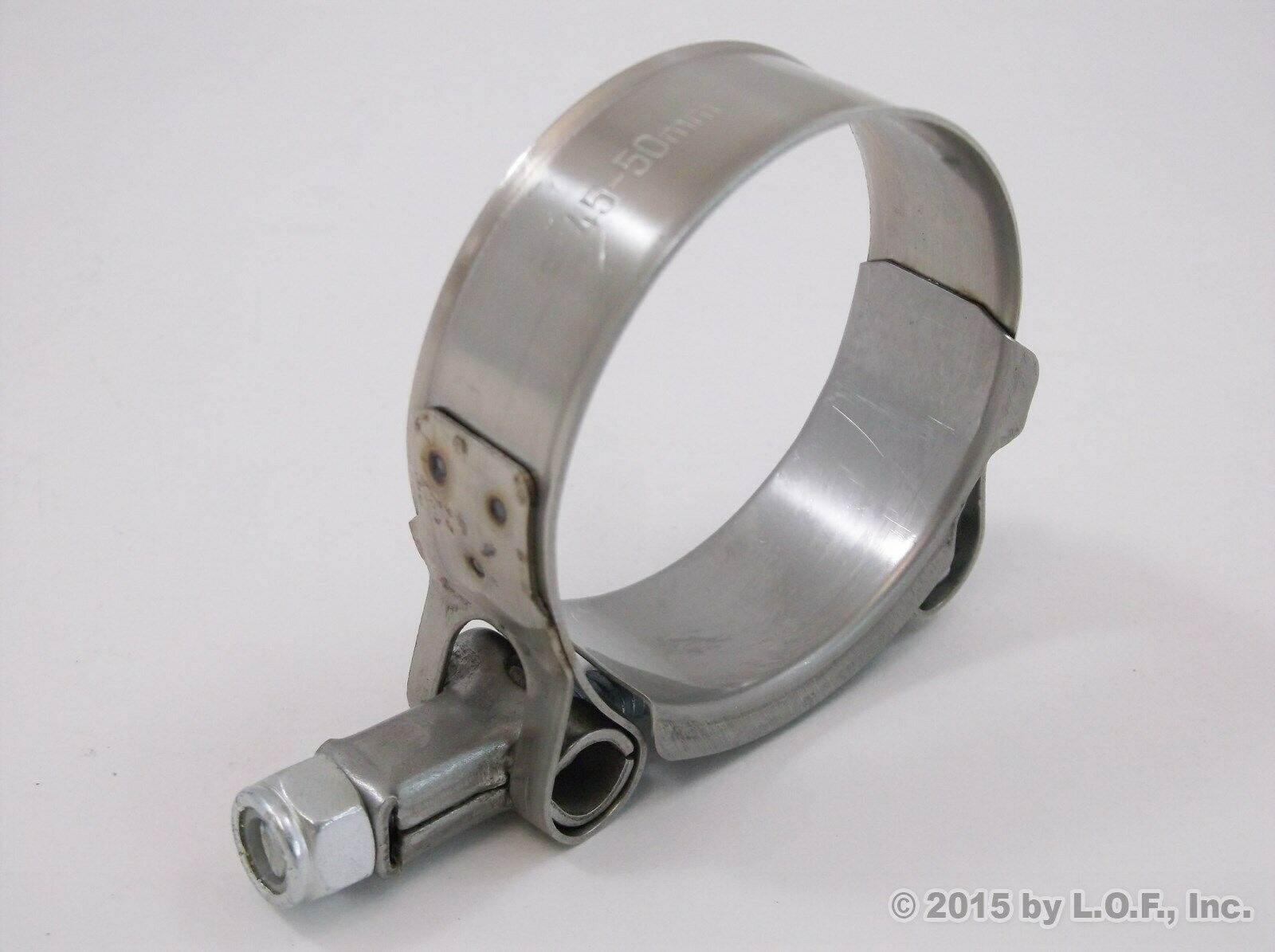 6pc Premium 304 Stainless Steel T-Bolt Turbo Silicone Hose Clamp Variety